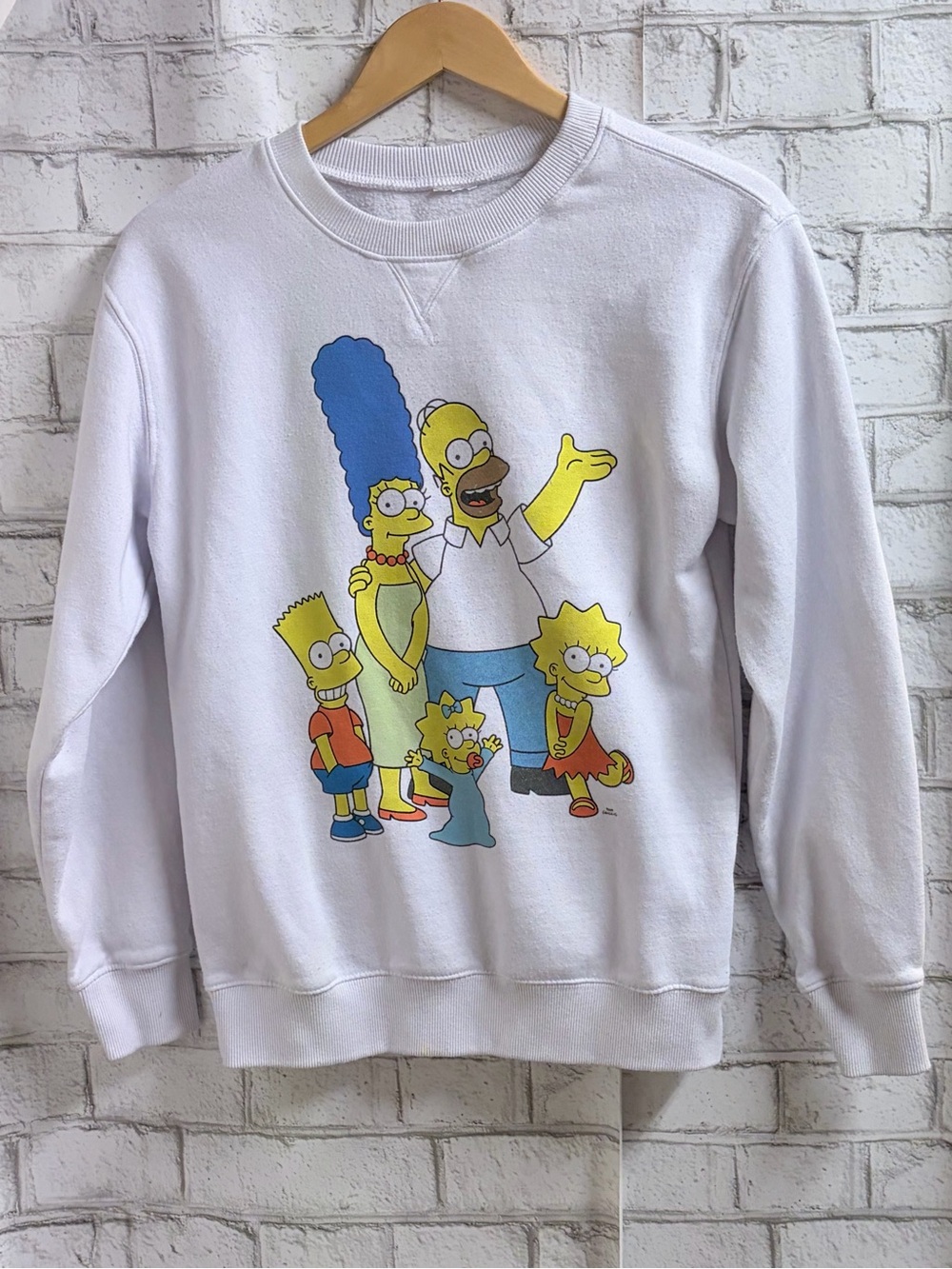 Vintage Bart Simpson Family Graphic Crewneck Sweatshirt Simpsons 90’s